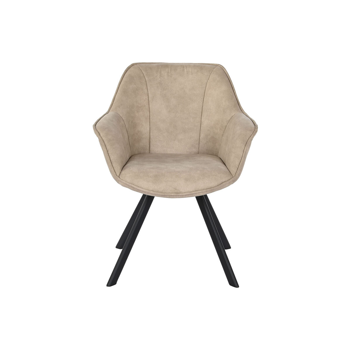 Stol DKD Home Decor Svart Beige 64 x 67 x 85 cm - 4