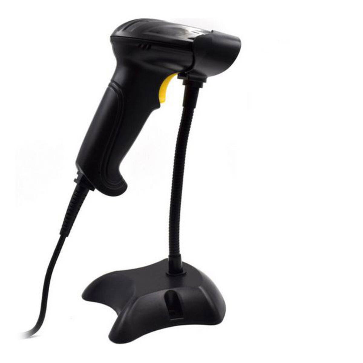Sträckkodsläsare med hållare Ewent EW3400 LED USB - 9