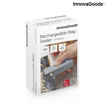 Magnetisk uppladdningsbar påsförseglare med skärare Rebasyl InnovaGoods