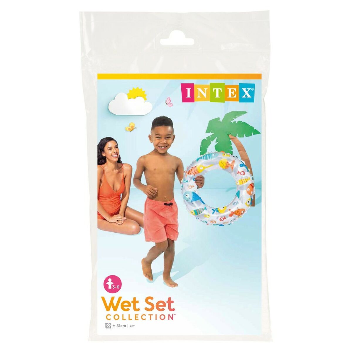 Badring Donut Intex Ø 51 cm (36 antal) - 12