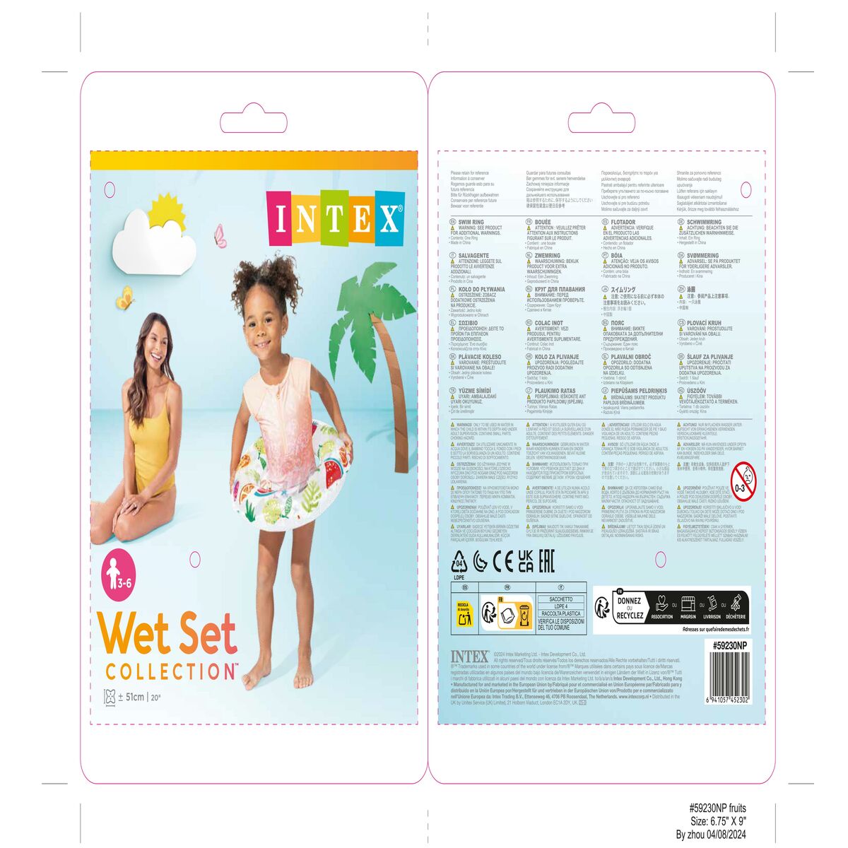 Badring Donut Intex Ø 51 cm (36 antal) - 14