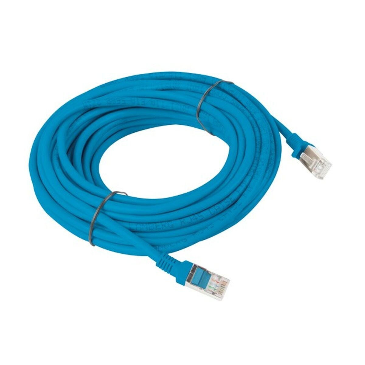 Nätkabel UTP Styv Kategori 5e Lanberg PCU5-10CC-1000-B Blå 10 m - 2