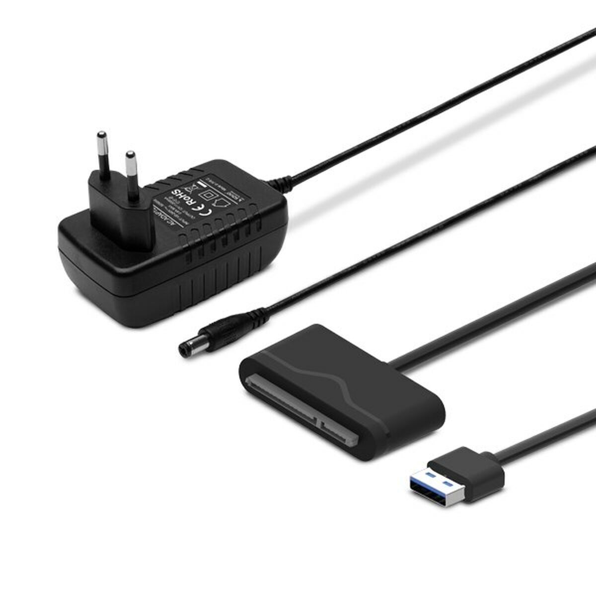 USB-kabel SATA III Savio AK-39 Svart 50 cm
