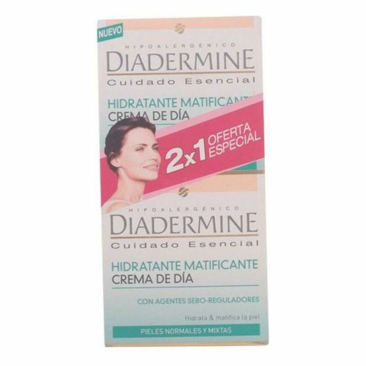 Kosmetikset Damer Diadermine Matif 200 ml 2 Delar