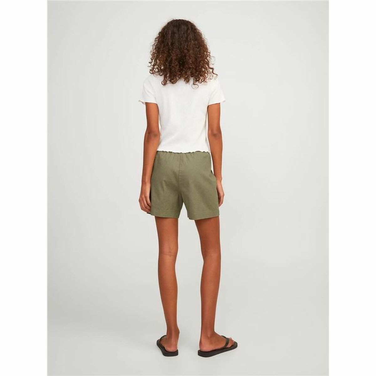 Sportshorts för kvinnor Jack & Jones Grön linne - 4
