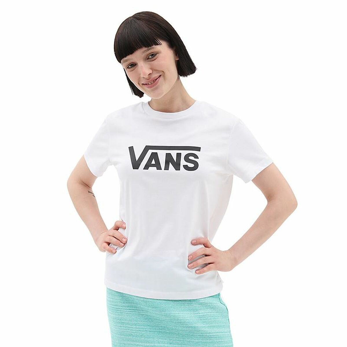 T-shirt med kortärm Dam Vans Drop V Ss Crew-B - 2