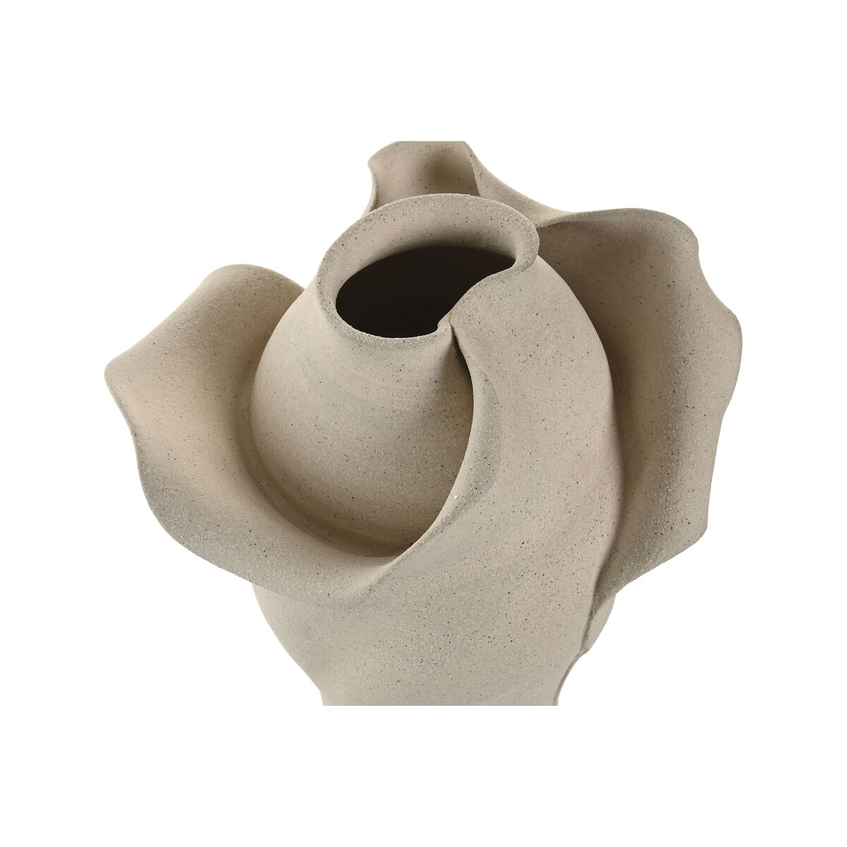 Vas Home ESPRIT Vit Keramik Traditionell stil Modern 24 x 24 x 37 cm - 2