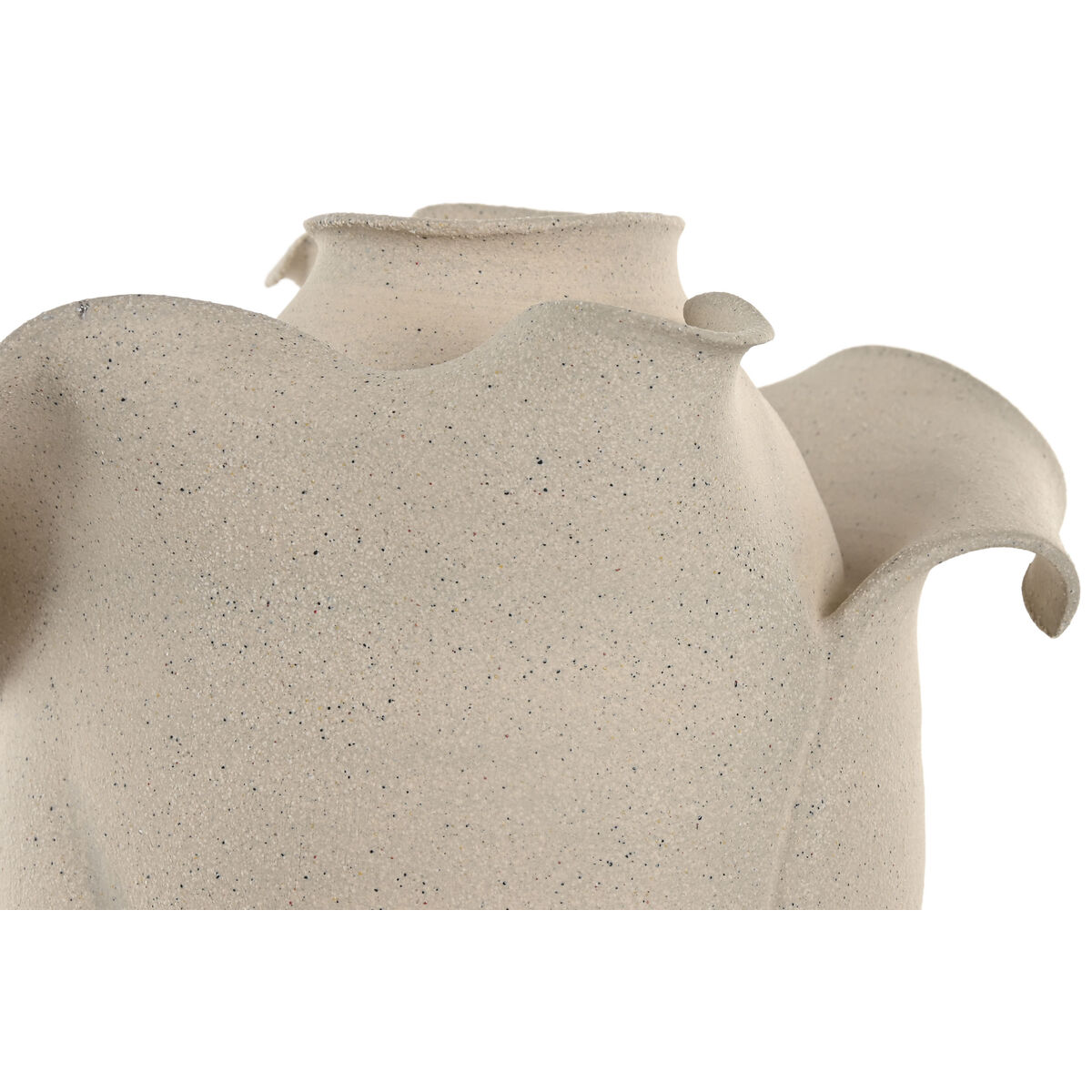 Vas Home ESPRIT Vit Keramik Traditionell stil Modern 24 x 24 x 37 cm - 3