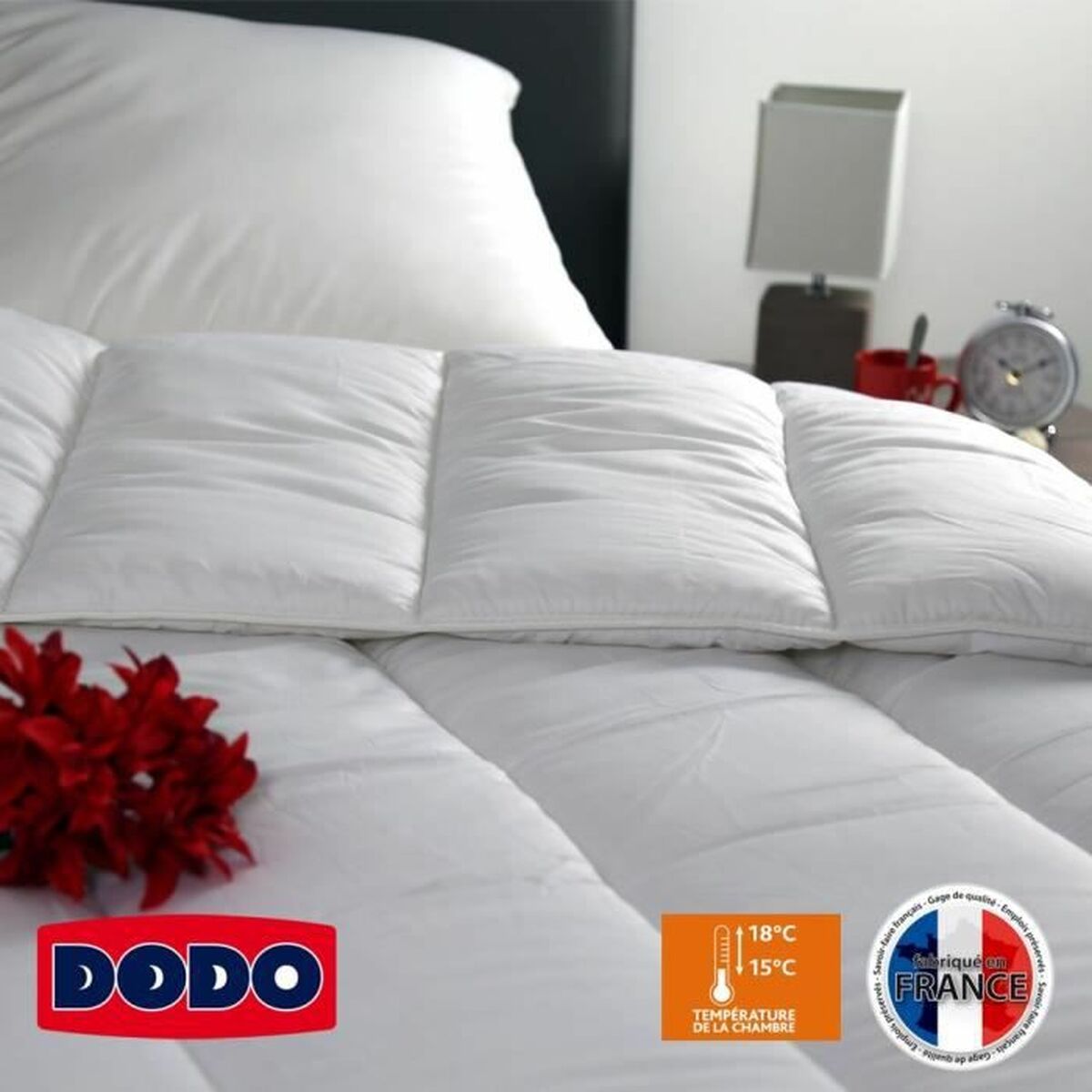 Täcke DODO Vancouver Vit 400 g /m² 140 x 200 cm - 2