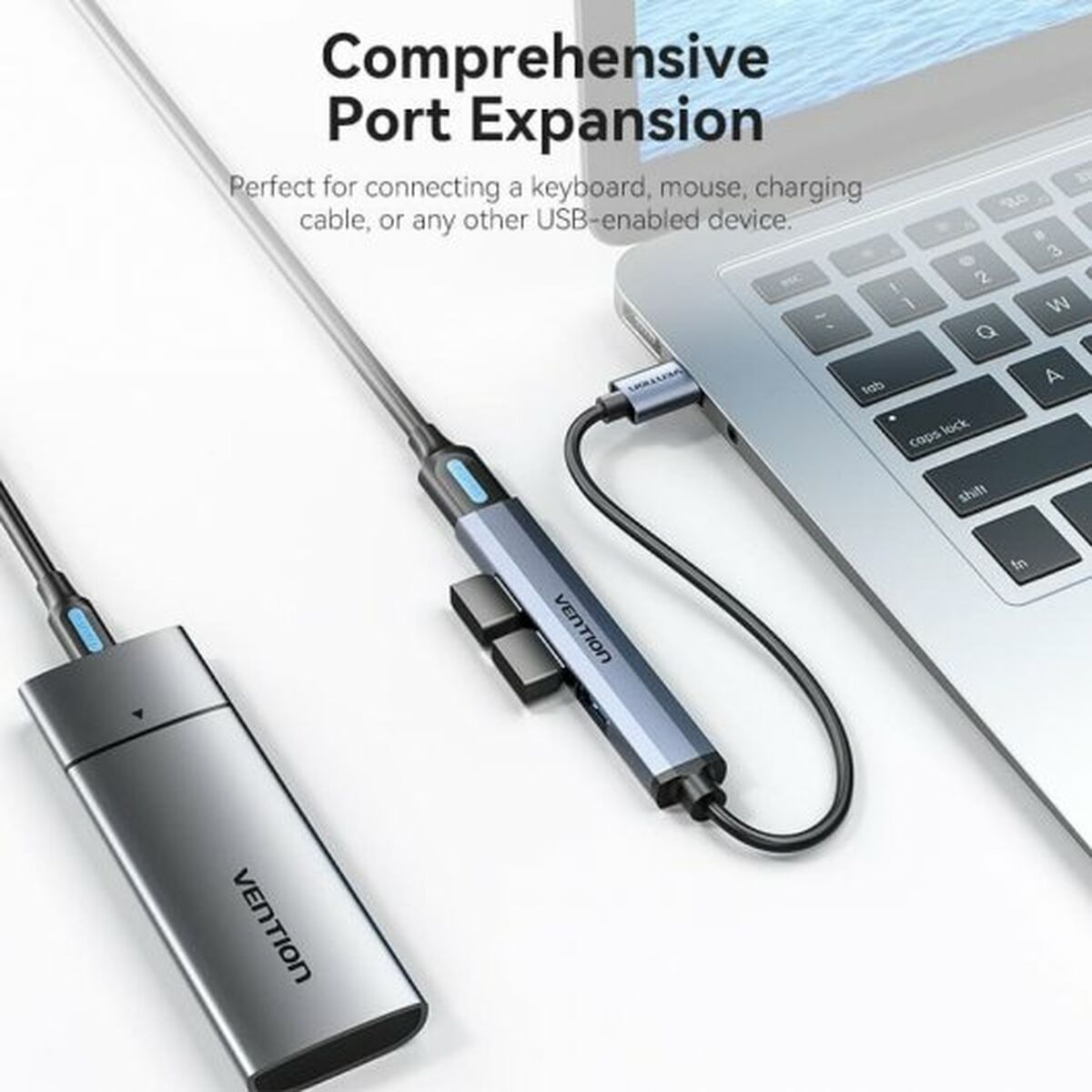 USB-HUB Vention CKOHB Grå - 2