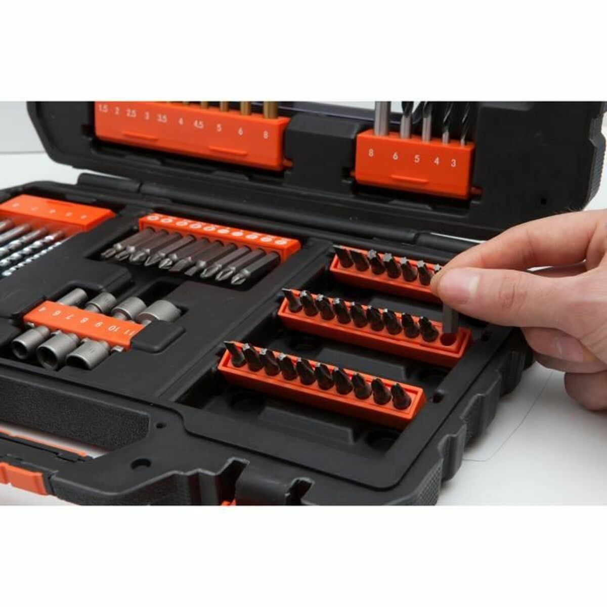 Drill bits and tits set Black & Decker A7231 76 Delar - 4