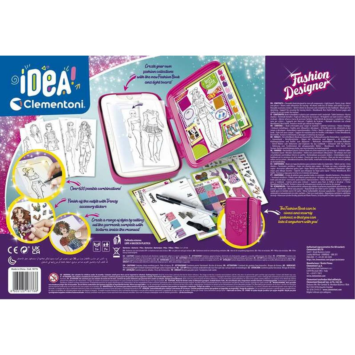Utbildningsspel Clementoni Fashion Designer - 2
