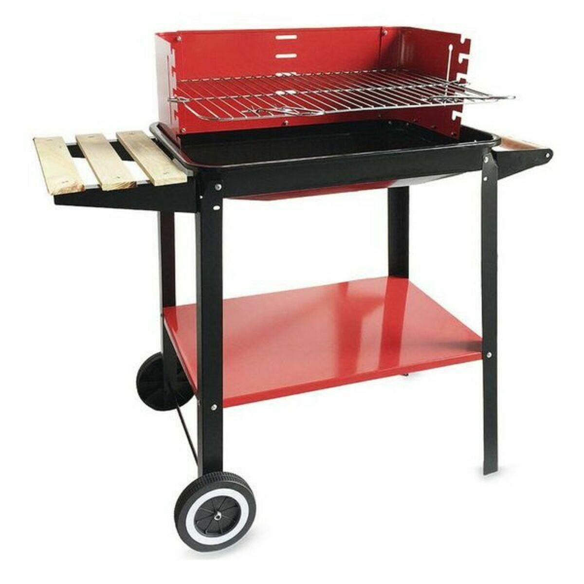 Kolgrill med hjul Algon 58 x 38 x 72 cm - 3