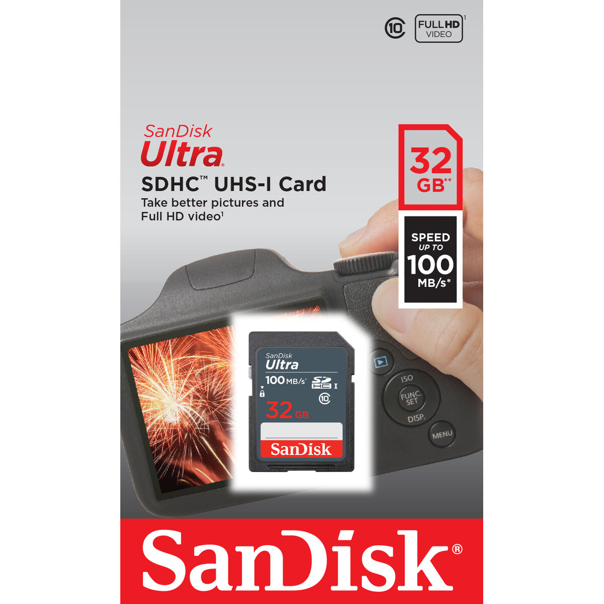 SD Minneskort SanDisk Ultra SDHC Mem Card 100MB/s 32 GB - 3