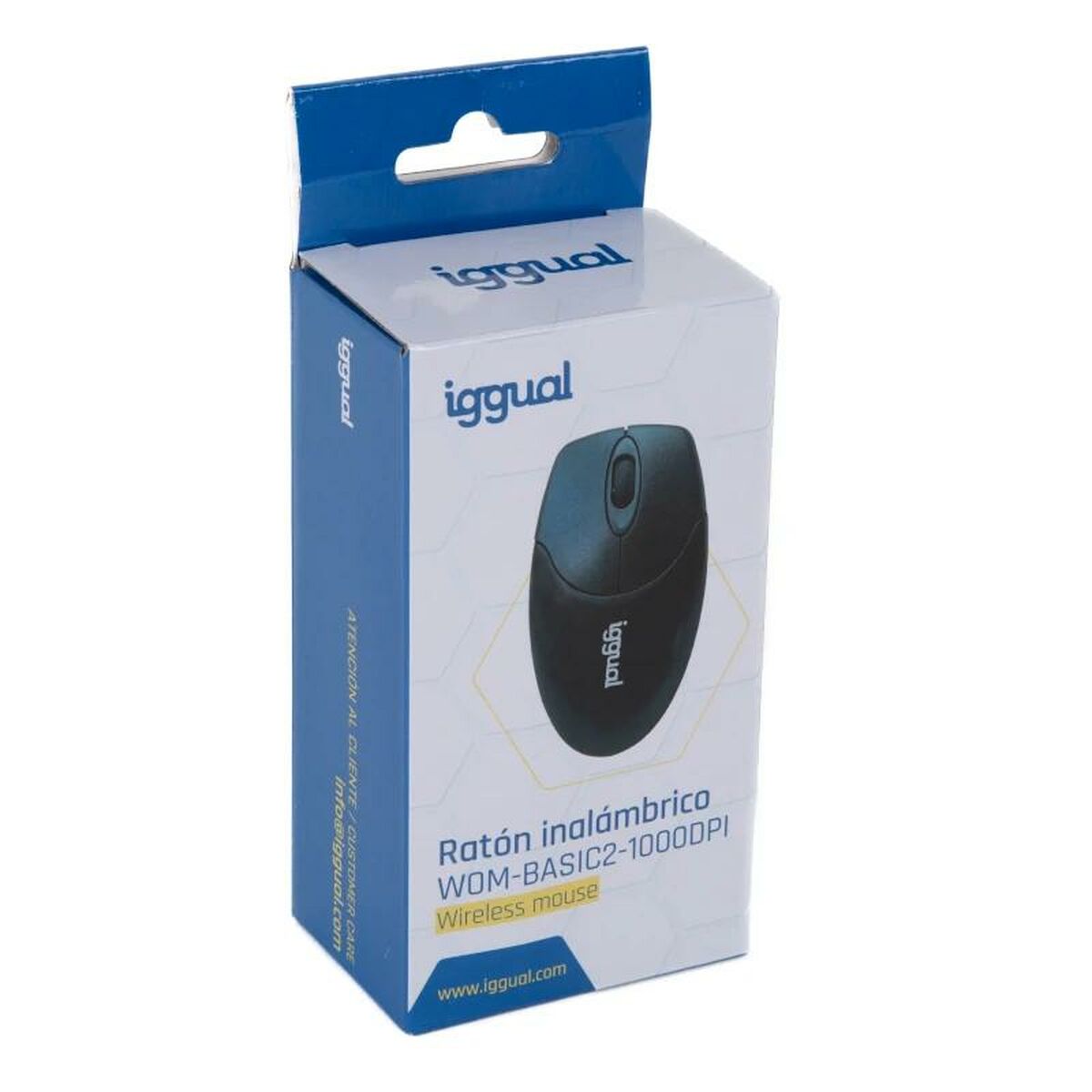 Trådlös Mus iggual WOM-BASIC Svart (1 antal) - 4
