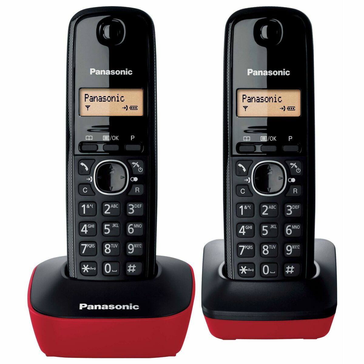 Trådlös Telefon Panasonic KX-TG1612 DECT Negro - 2