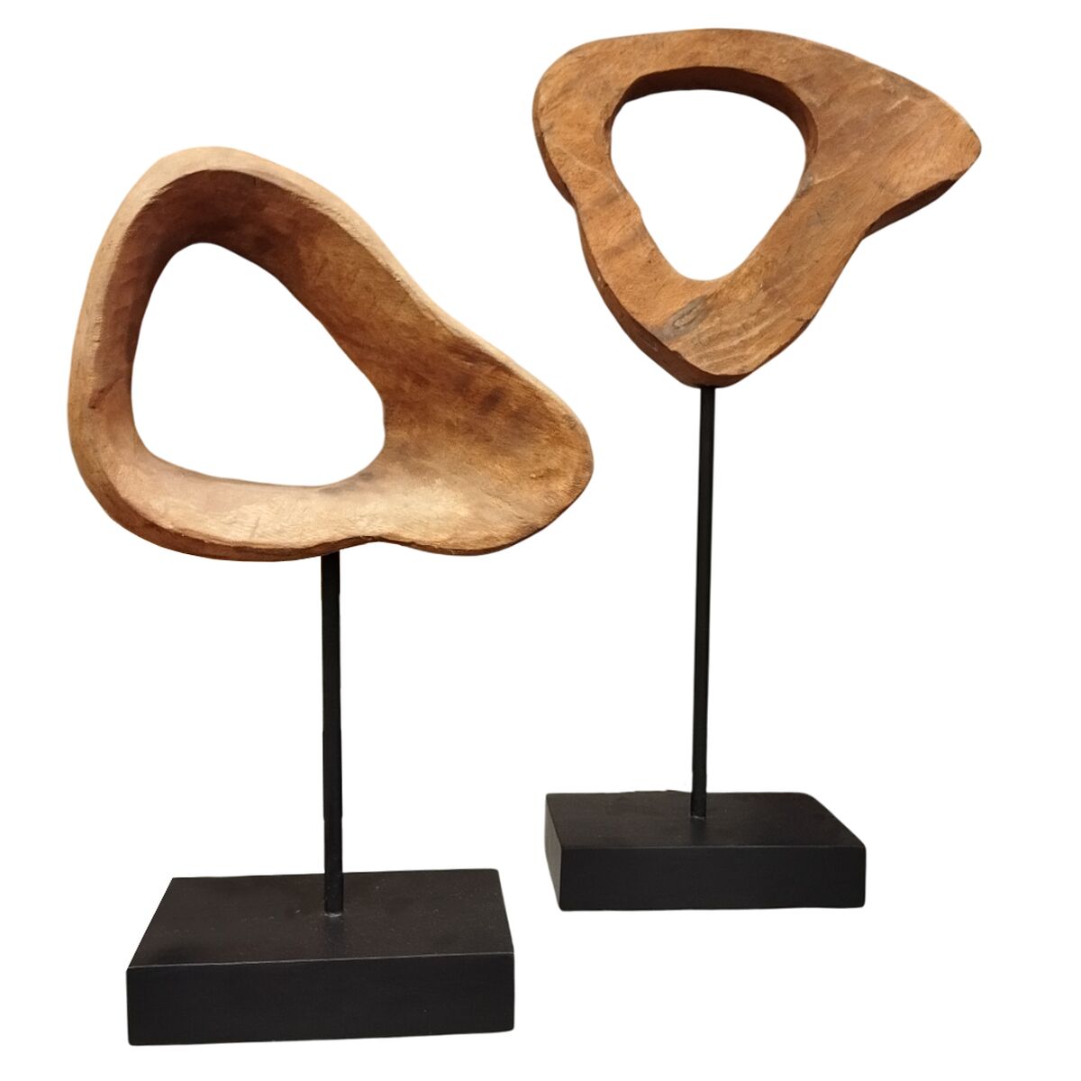 Prydnadsfigur Home ESPRIT Brun Svart Modern 22 X 9 X 44 CM - 2