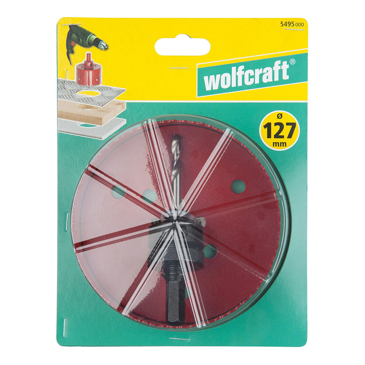 Kronsåg Wolfcraft Ø 127 mm - 2