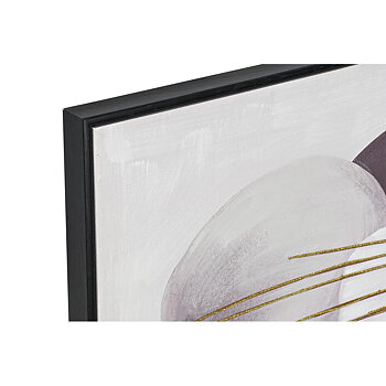 Tavla DKD Home Decor Abstrakt 60 x 3,5 x 60 cm Urban (2 antal)