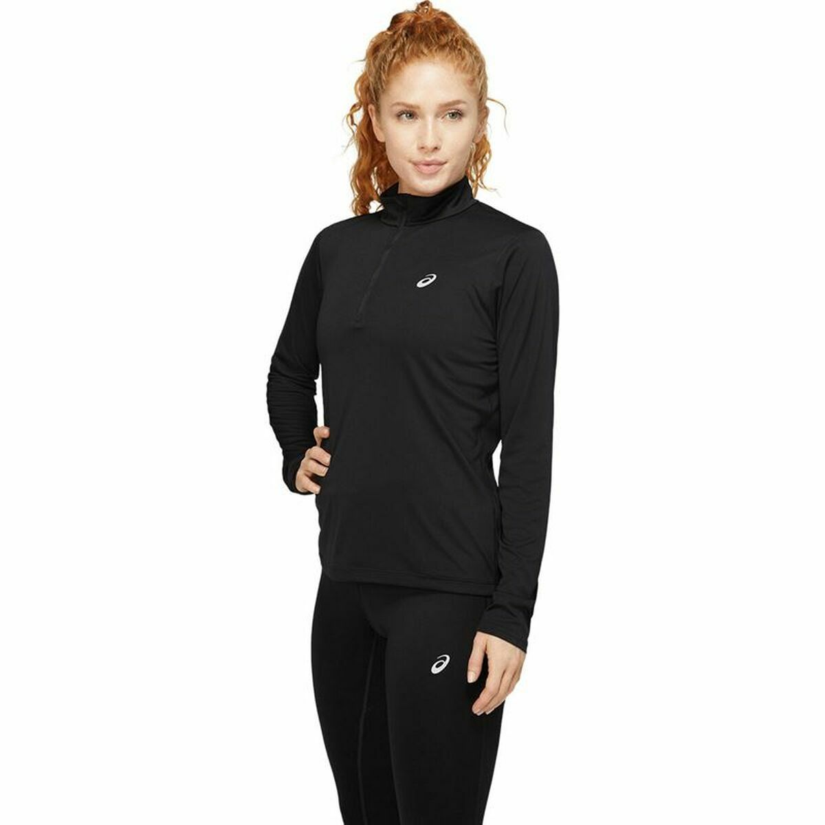 T-shirt med lång ärm Dam Asics Svart - 2