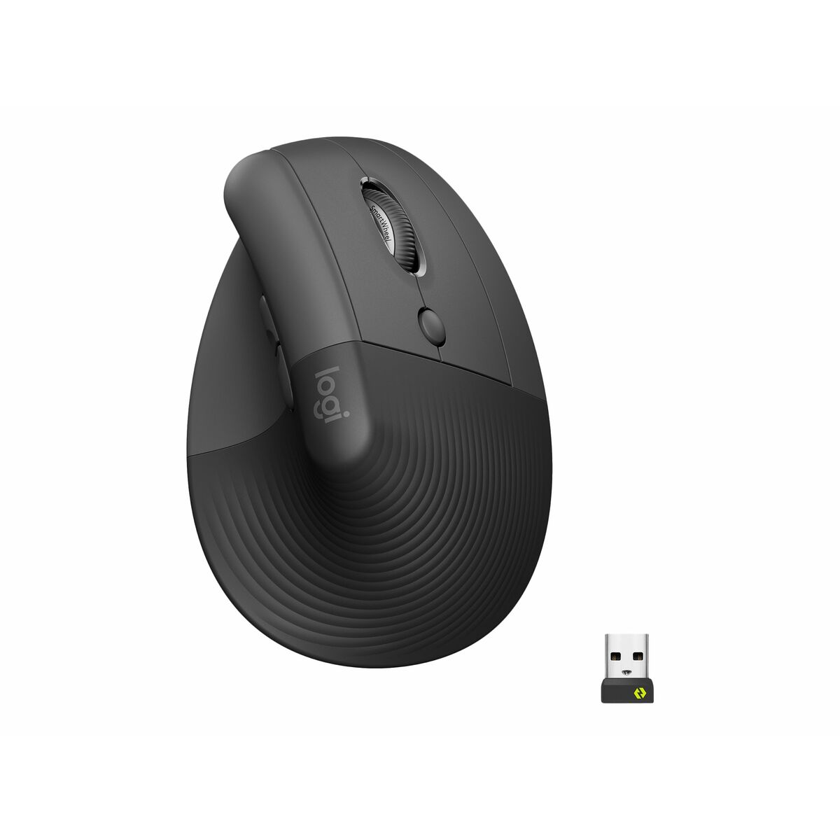 Trådlös Mus Logitech Lift Graphite Svart (1 antal)