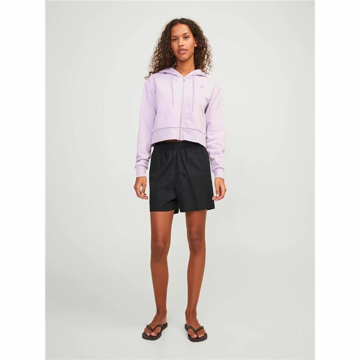 Sportshorts för kvinnor Jack & Jones Svart linne - 3
