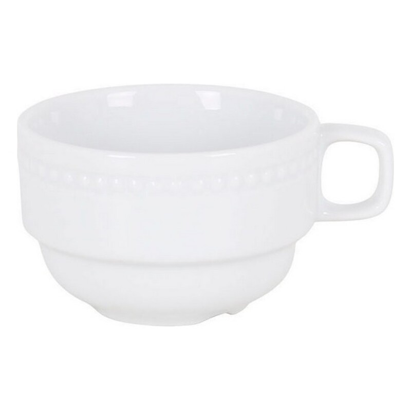 Te- och kaffekopp Inde Collet Vit Porslin