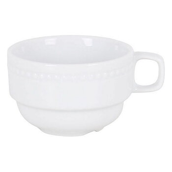 Te- och kaffekopp Inde Collet Vit Porslin