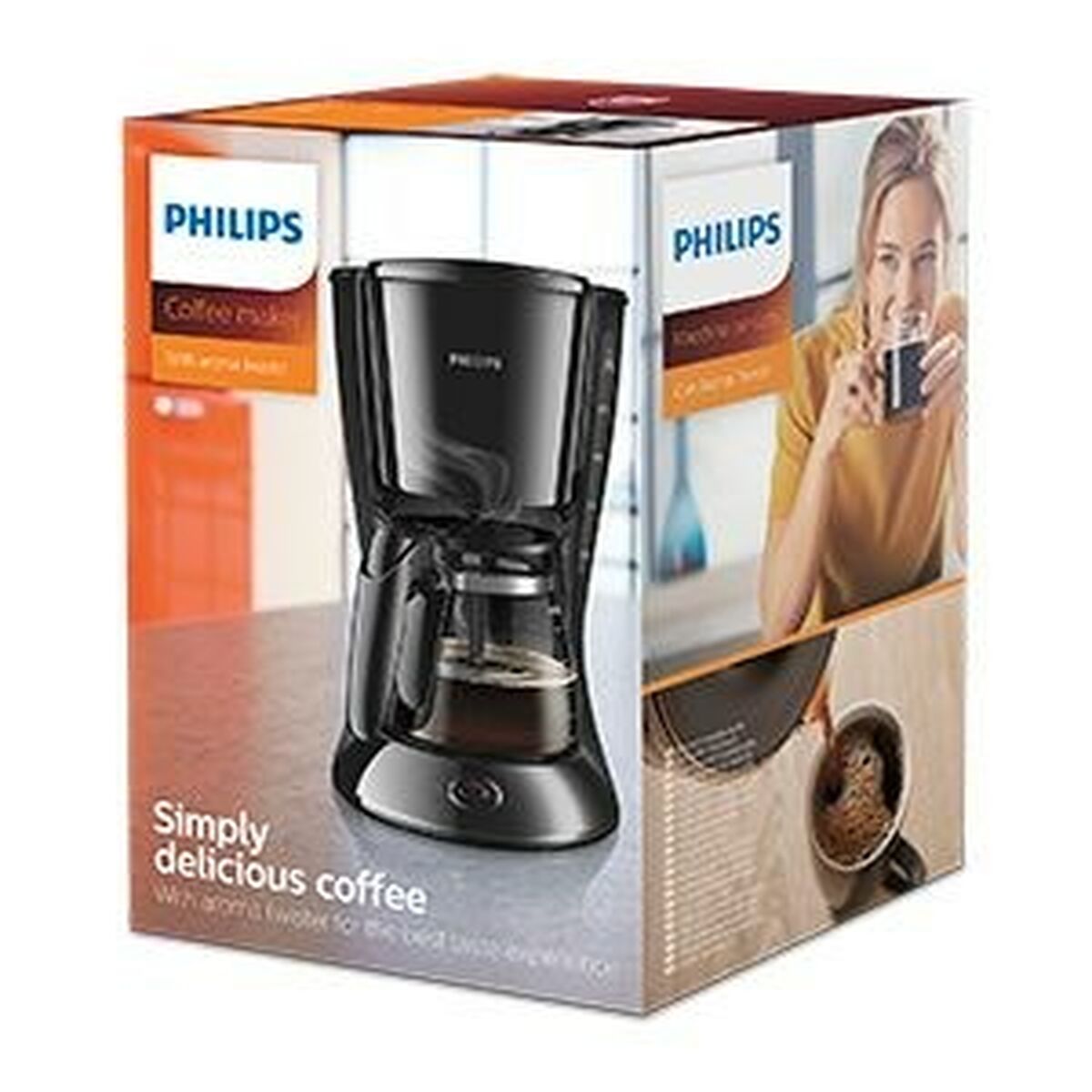 Superautomatisk kaffebryggare Philips HD7461/20 Svart 1000 W 1,2 L - 4