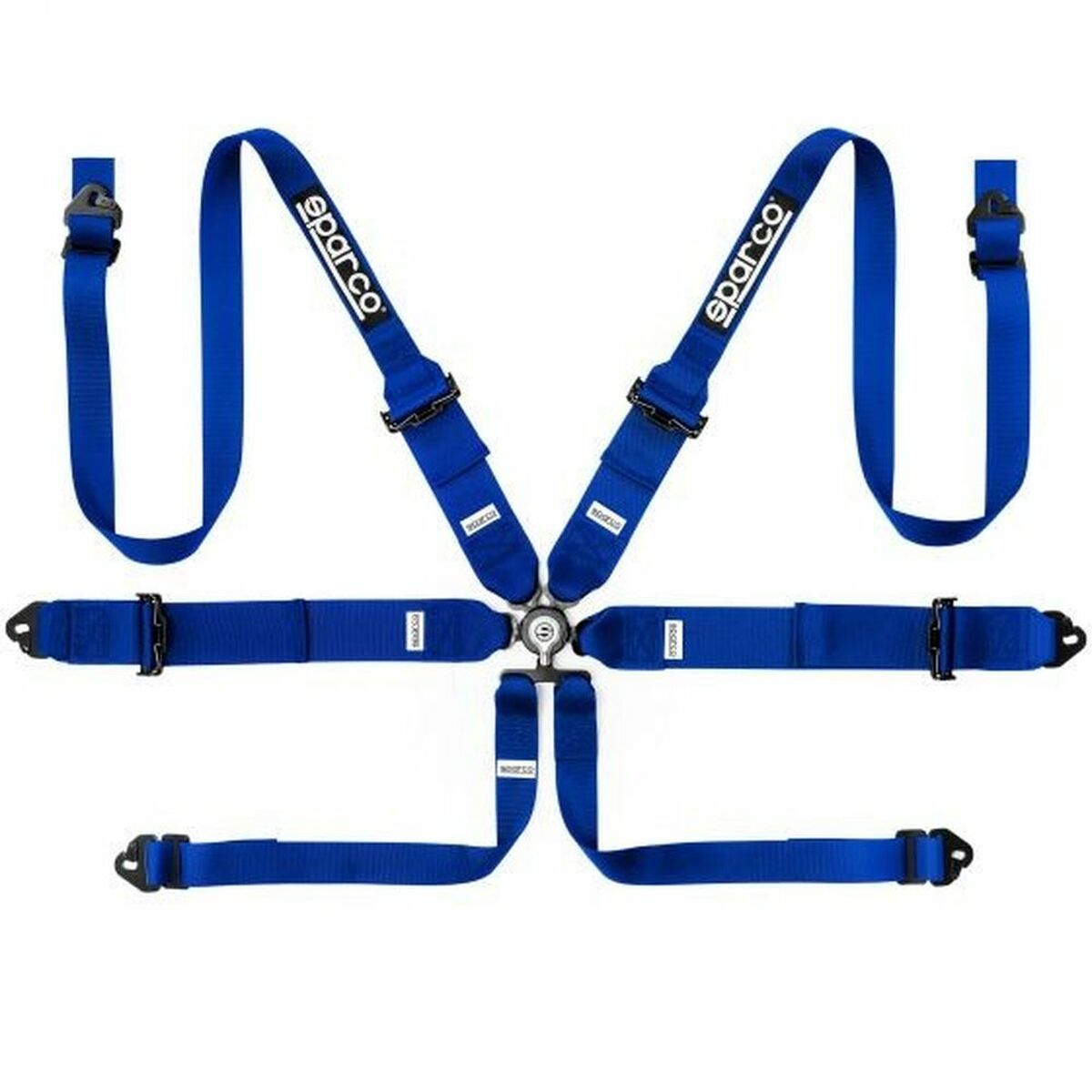 Harness with 6 fastening points Sparco Blå - 2