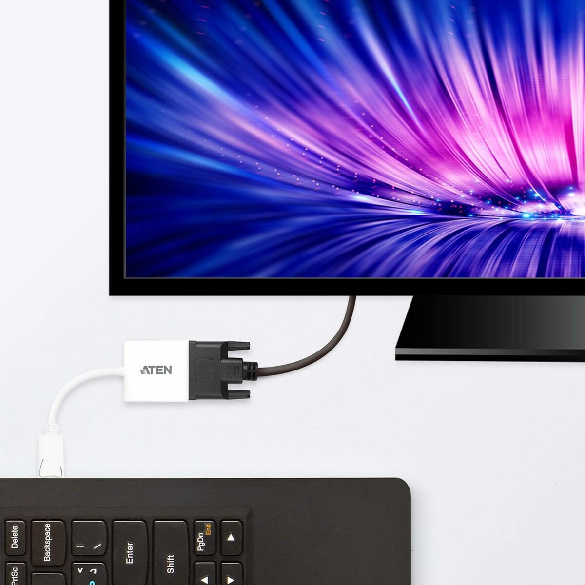 Adapter DisplayPort till DVI Aten VC965-AT Vit - 4