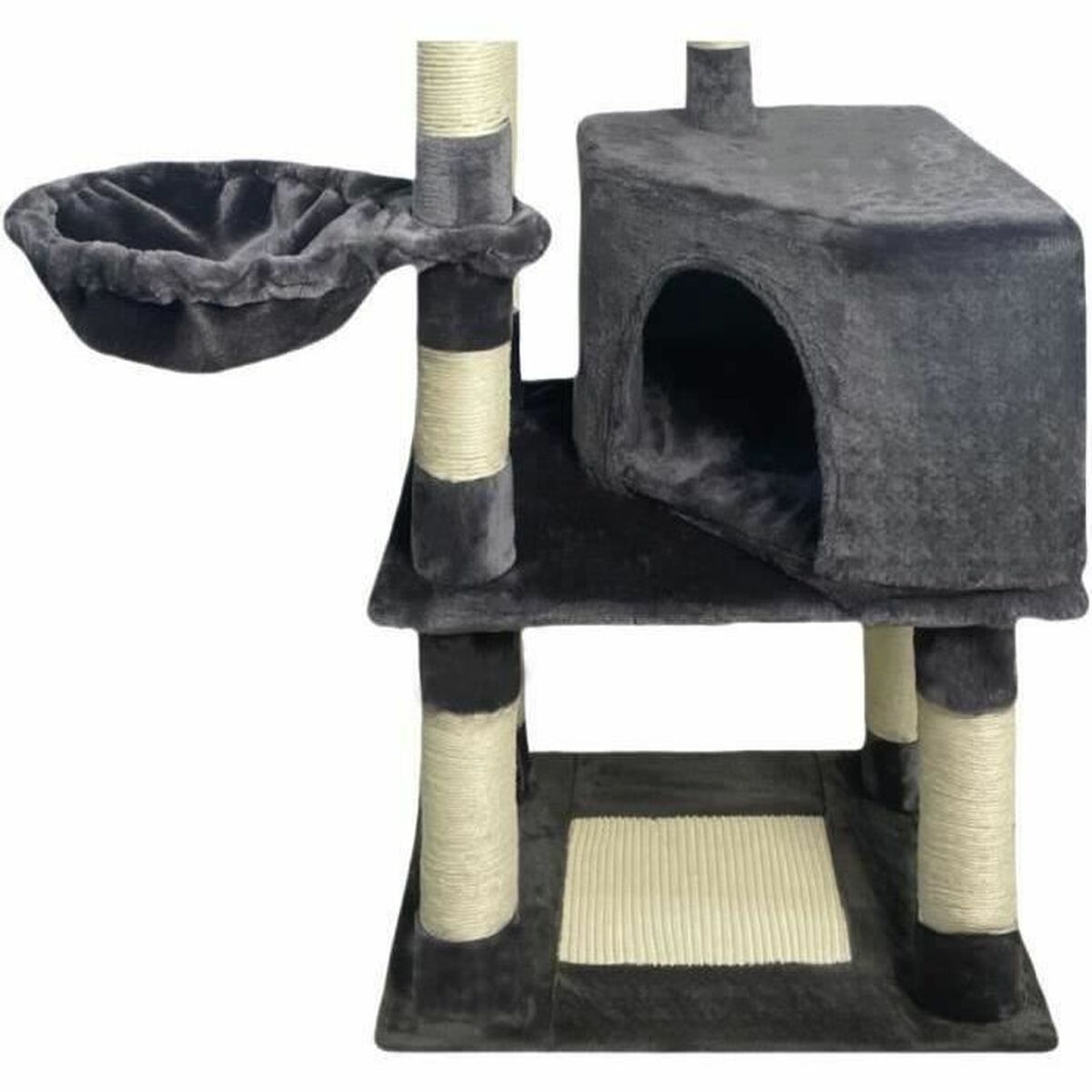 Klösbräda för katter SWIFTY Dark Grå Sisal - 5
