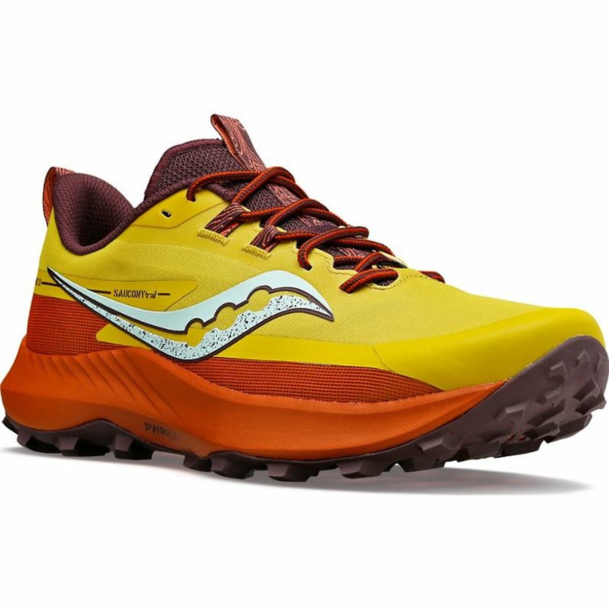Löparskor, Vuxna Saucony Saucony Peregrine 13 Gul Orange Kvinna - 5