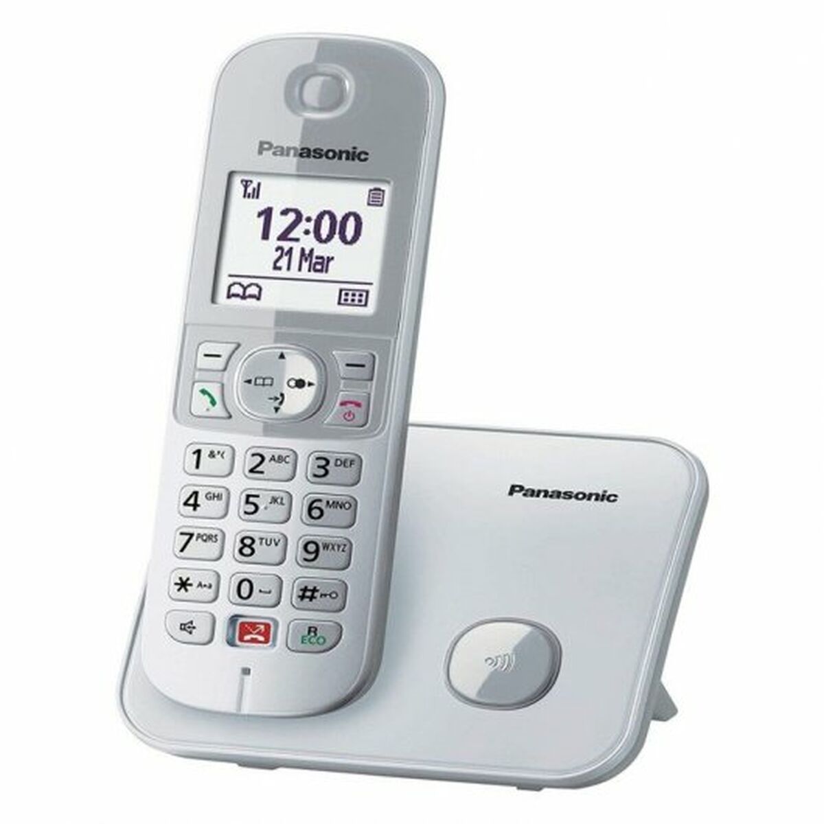 Trådlös Telefon Panasonic KXTG6851SPS 1,8" LCD Silvrig - 2