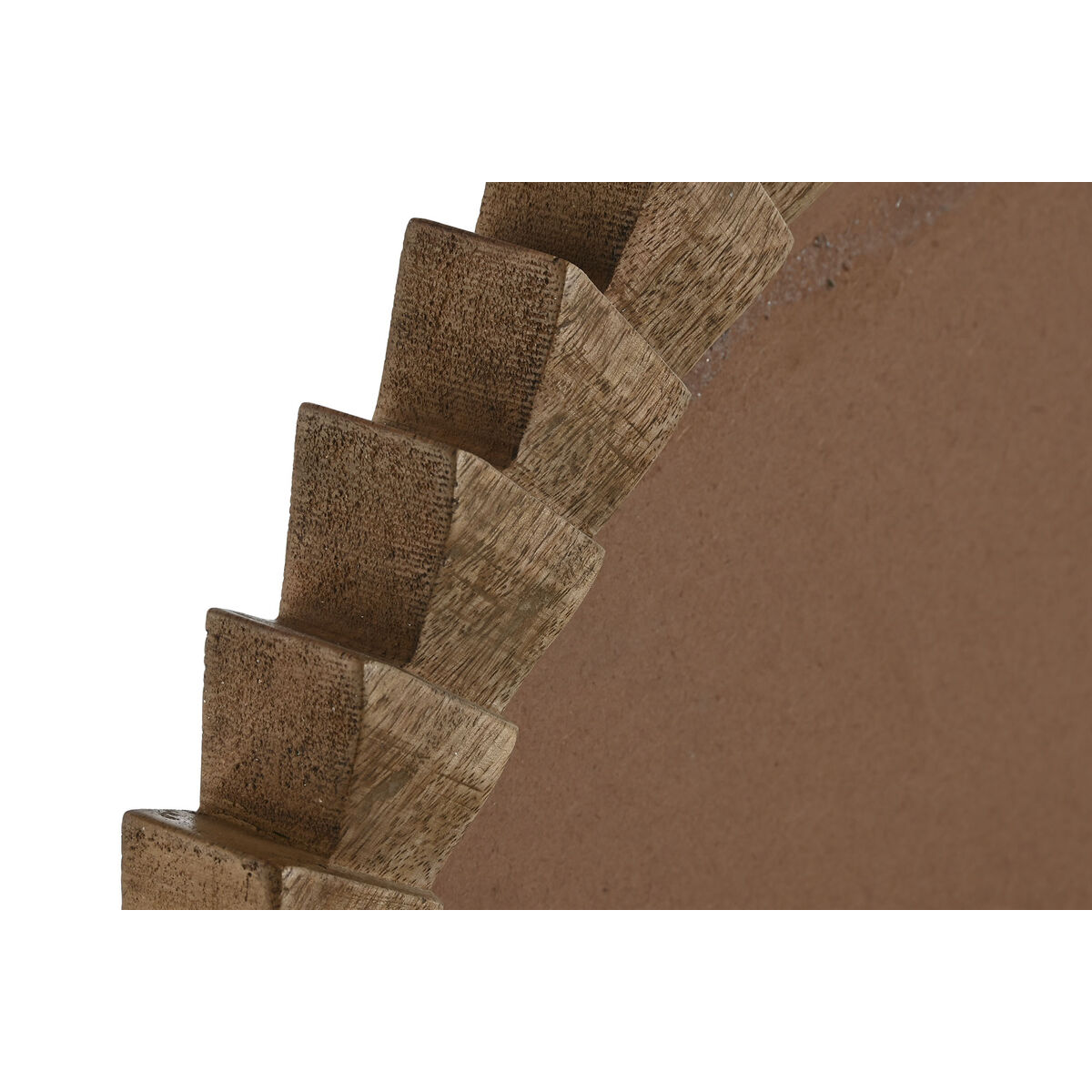 Väggspegel Home ESPRIT Naturell Modern 75 x 3 x 75 cm