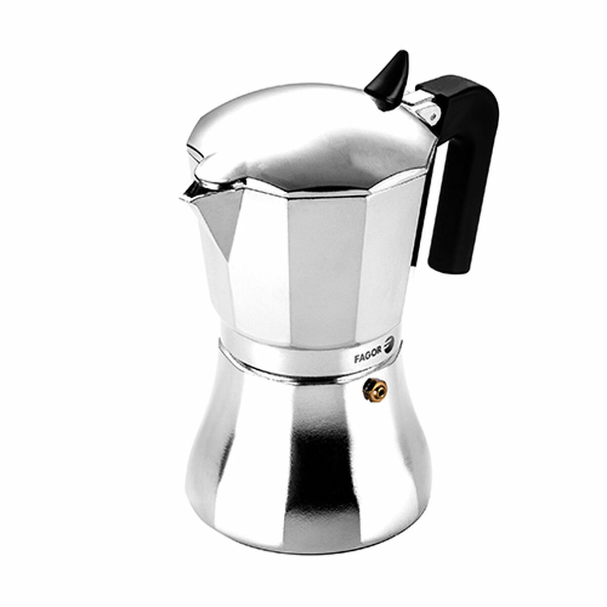 Italiensk Kaffepanna Fagor CUPY 6 Aluminium