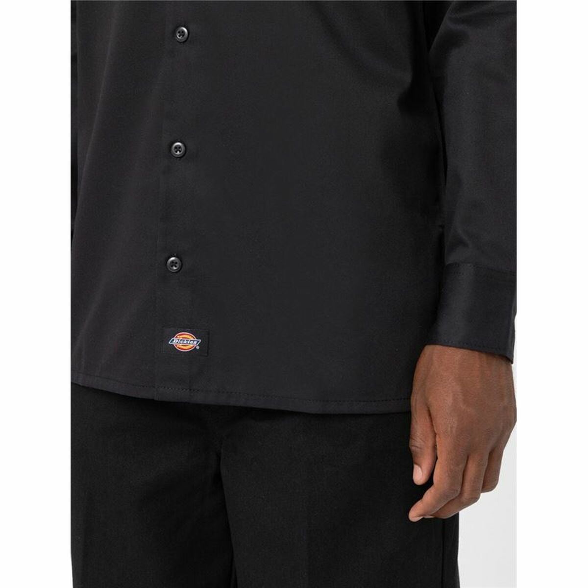 Skjorta med lång ärm Herr Dickies Wichita Svart - 4