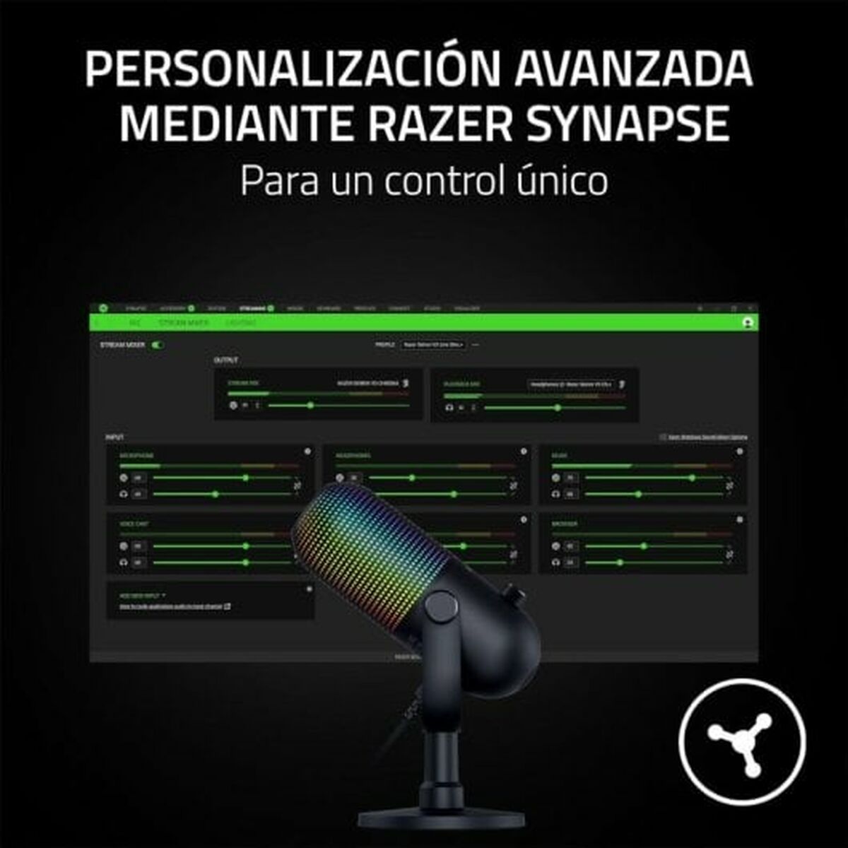 Mikrofon Razer RZ19-05060100-R3M1 Svart - 7