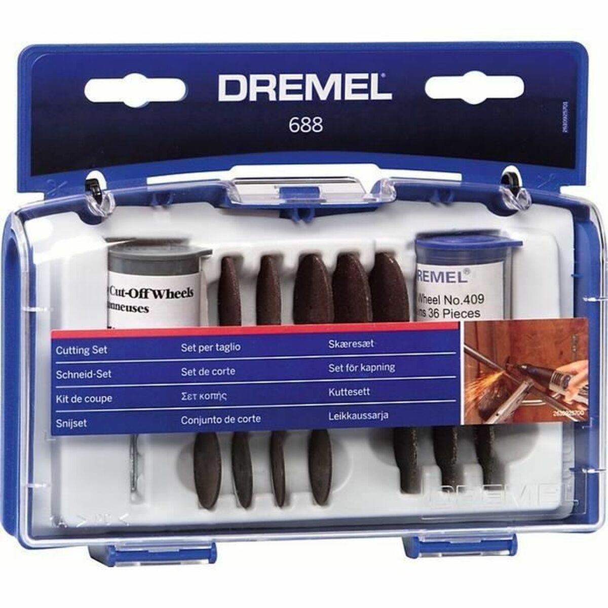 Set med tillbehör för multiverktyg Dremel 688 - 2
