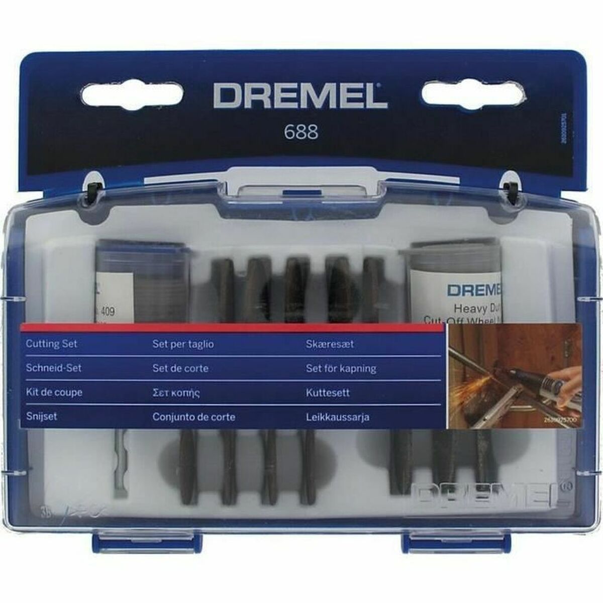 Set med tillbehör för multiverktyg Dremel 688
