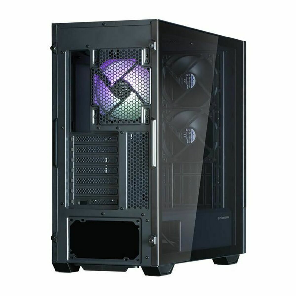 ATX Semitorn Zalman Z10 DS BLACK Svart - 2