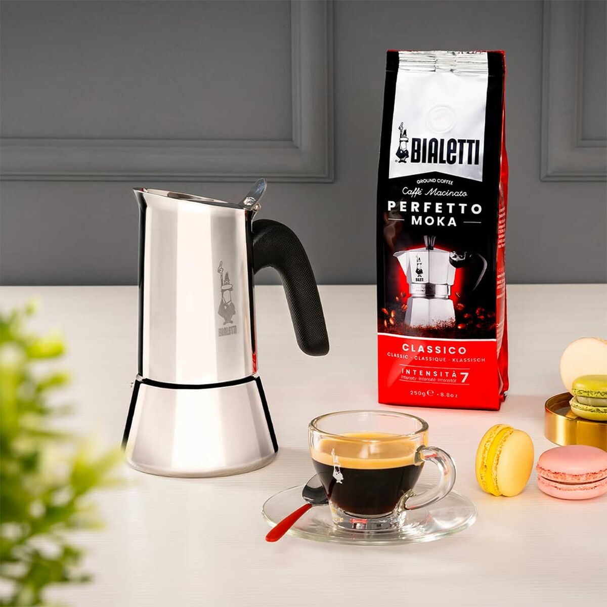Italiensk Kaffepanna Bialetti NEW VENUS Silvrig Metall Rostfritt stål - 3
