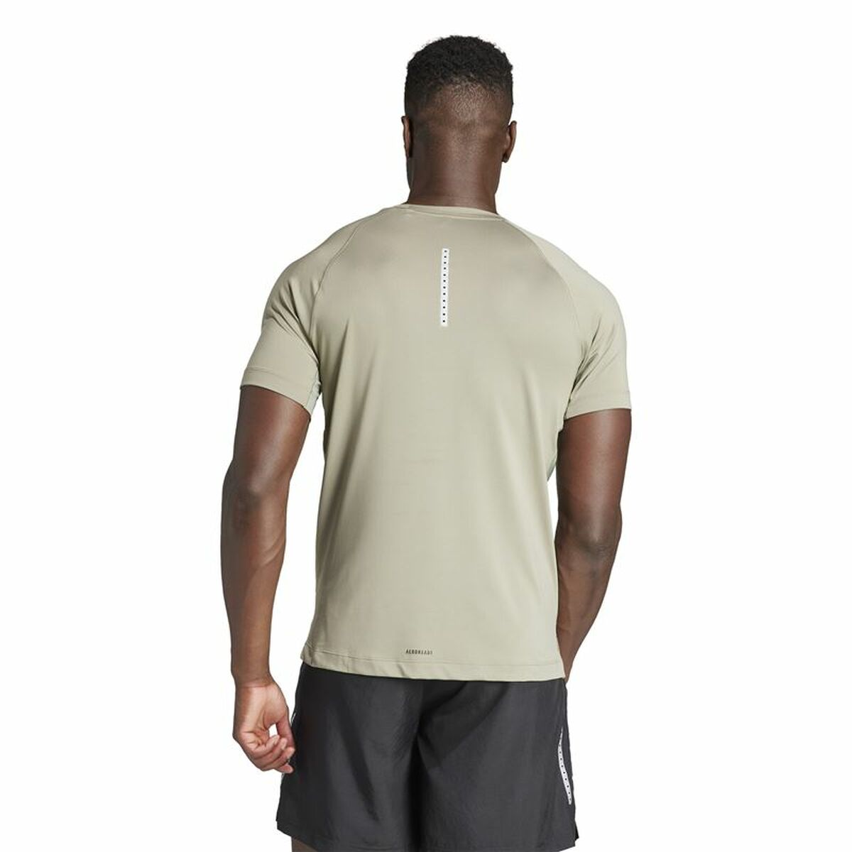 T-shirt med kortärm Herr Adidas Essentials Gym+ Beige - 3