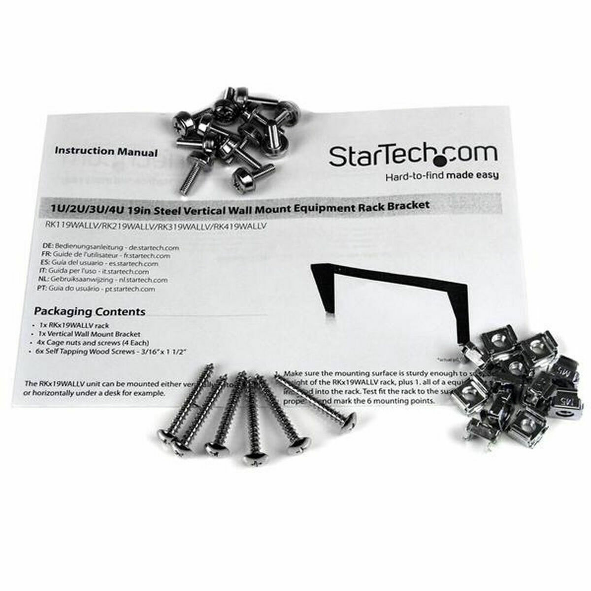 HP Torn Startech RK319WALLV Vertikalt 19" - 4