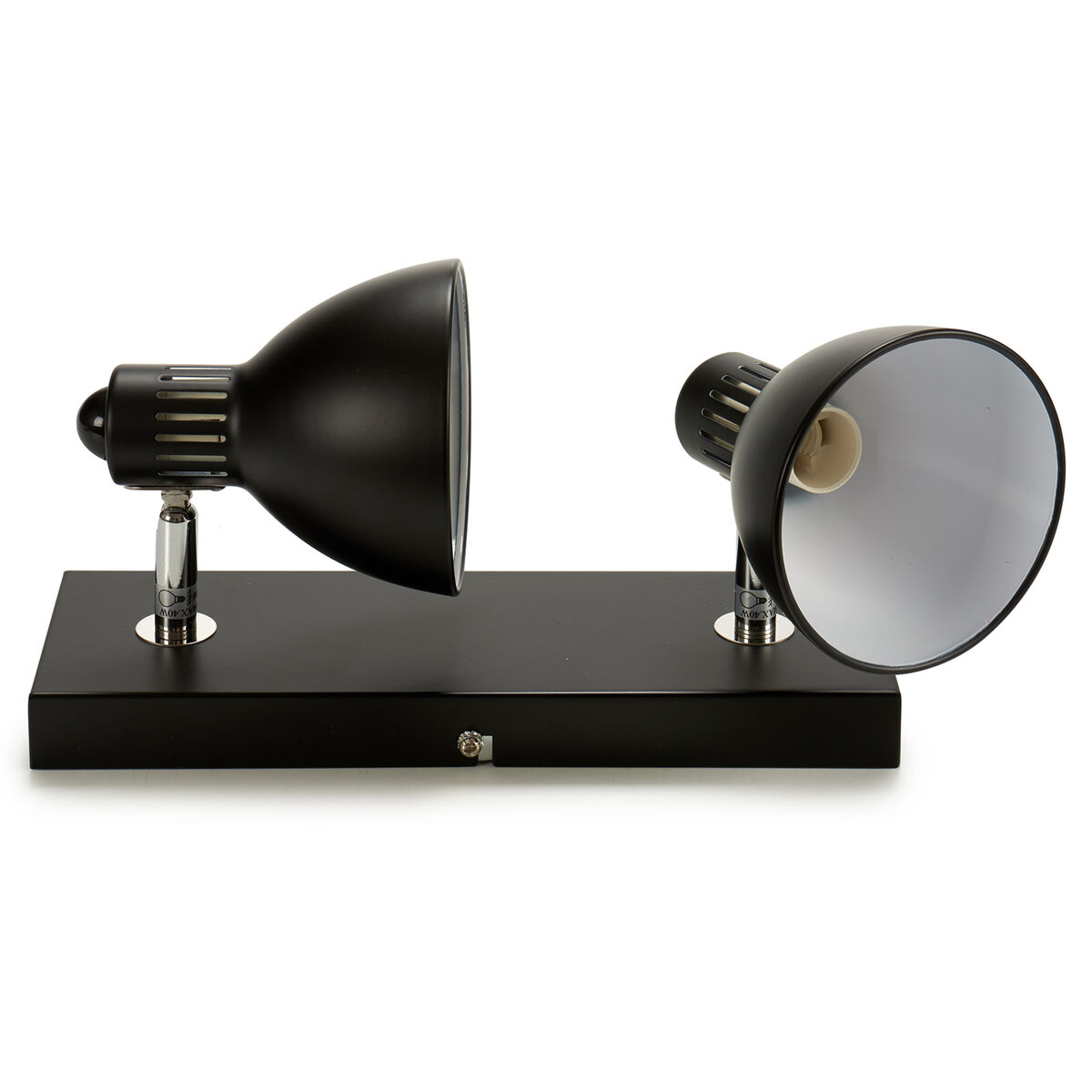 Taklampa Grundig Svart Metall 40 W 15 x 9 x 32 cm E14 (4 antal) - 2