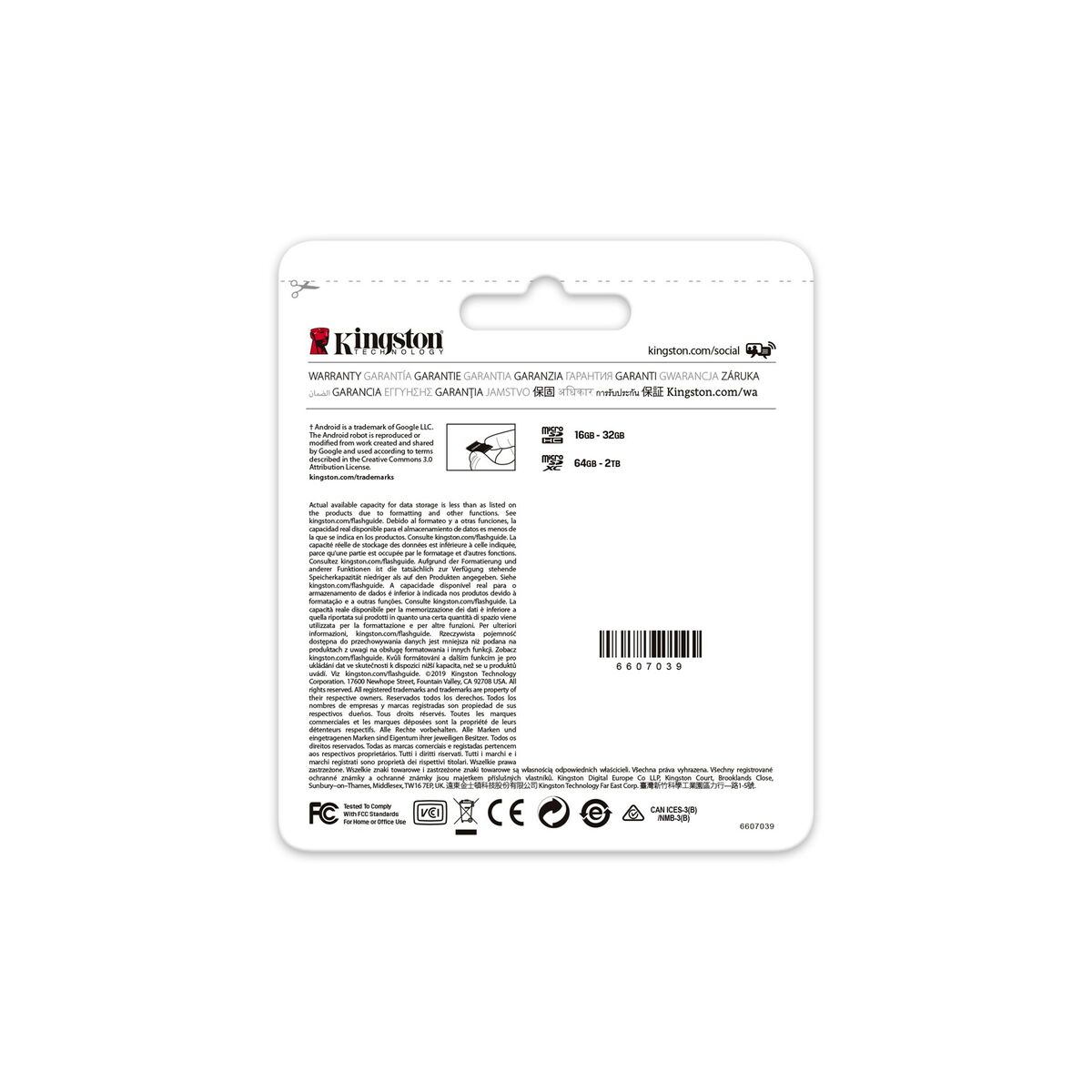 Micro-SD kort Kingston Canvas Go! Plus 128 GB - 3