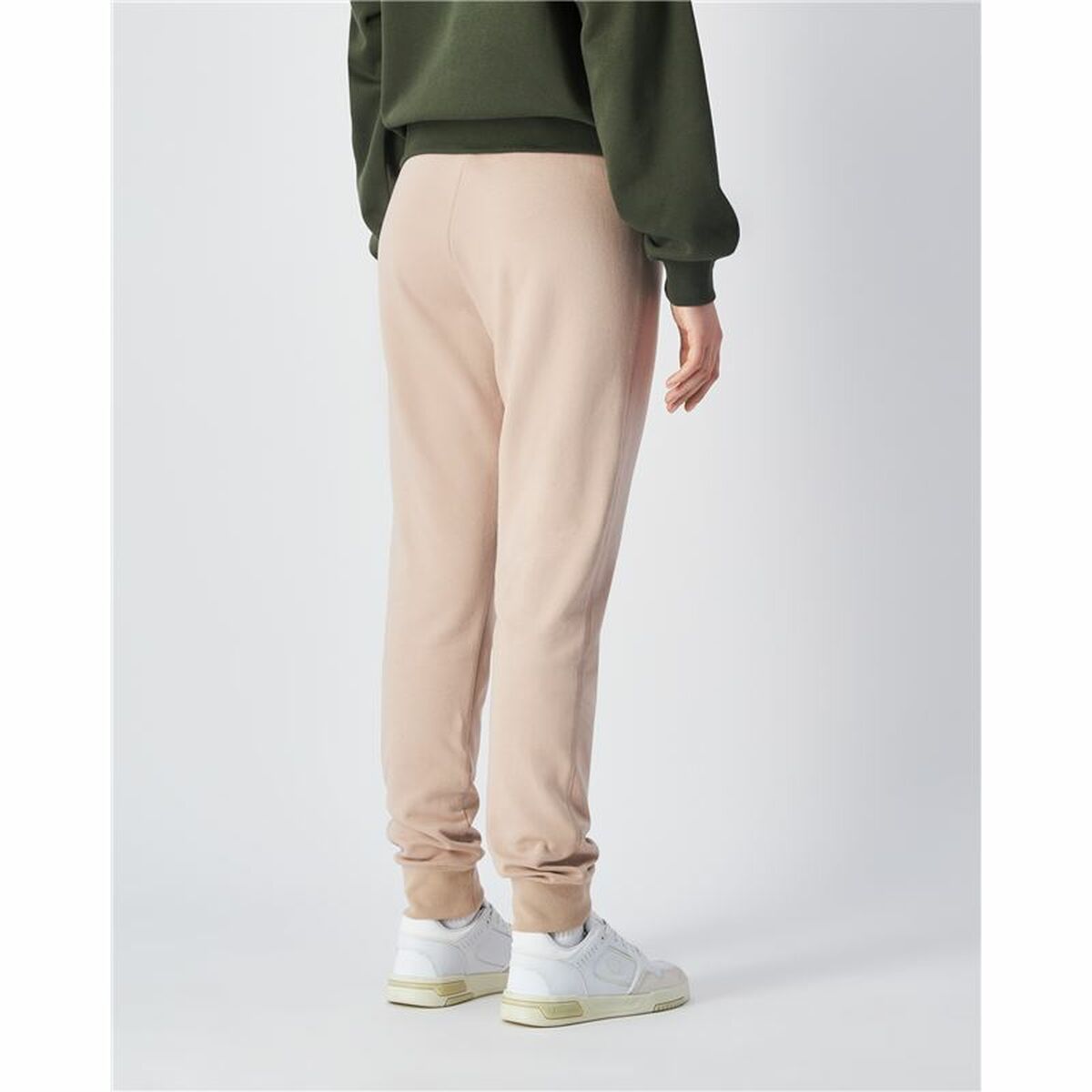 Nederdel träningsoverall för vuxna Champion Rib Cuff Beige Män - 3