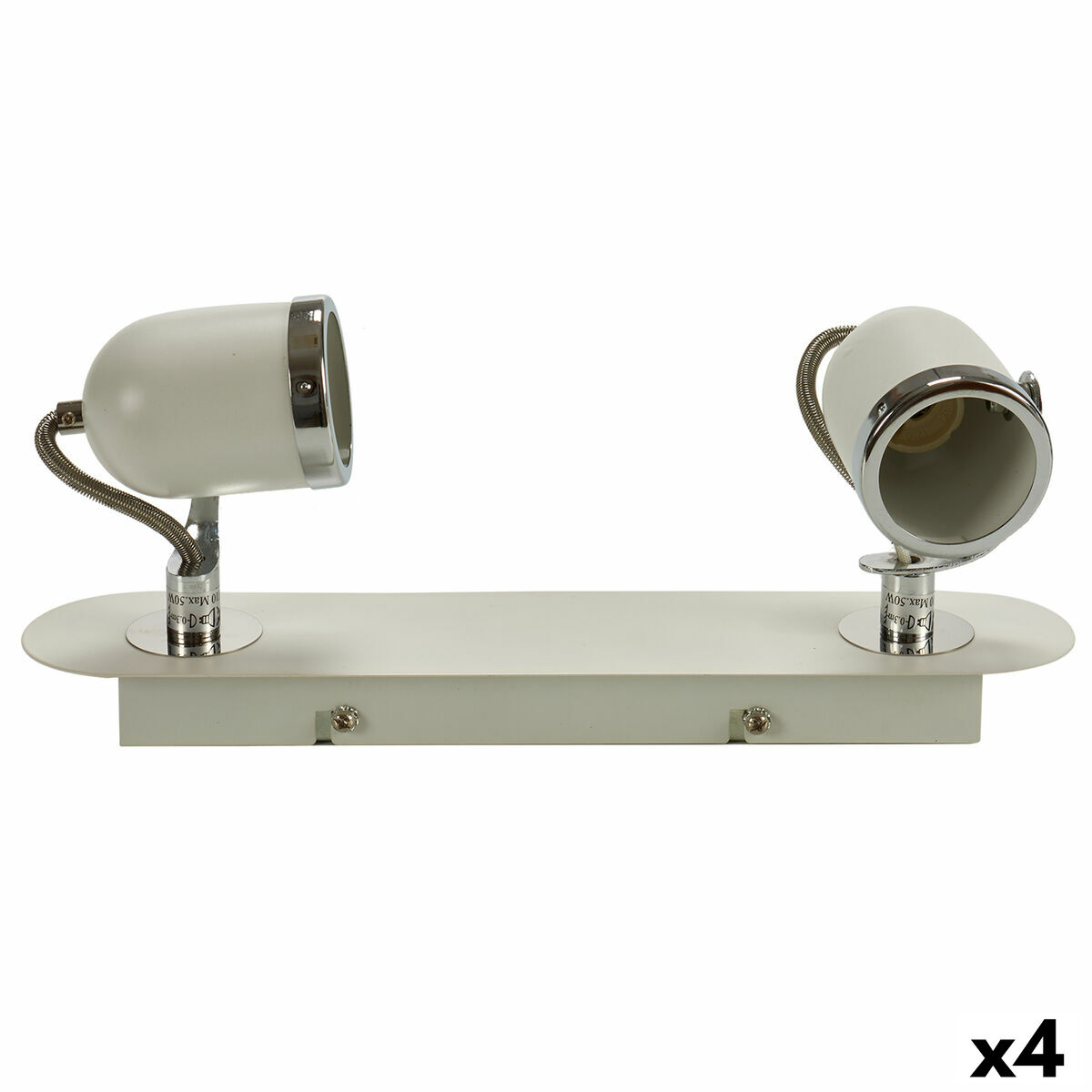 Taklampa Grundig Vit Metall 50 W 8 x 13 x 31 cm GU10 (4 antal) - 3