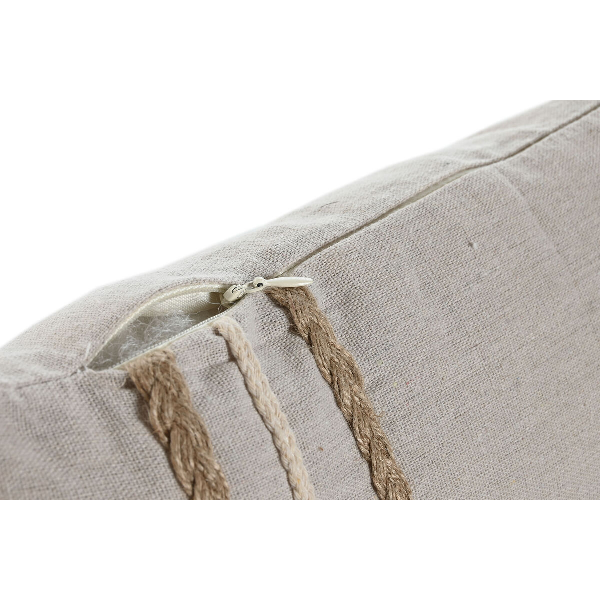 Kudde Home ESPRIT Beige Boho 50 x 30 cm - 4