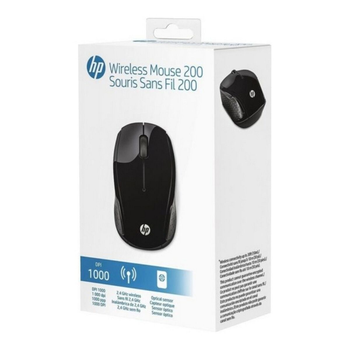 Trådlös Mus HP Wireless Mouse 200 Svart - 6